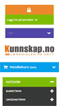 Mobile Screenshot of kunnskap.no